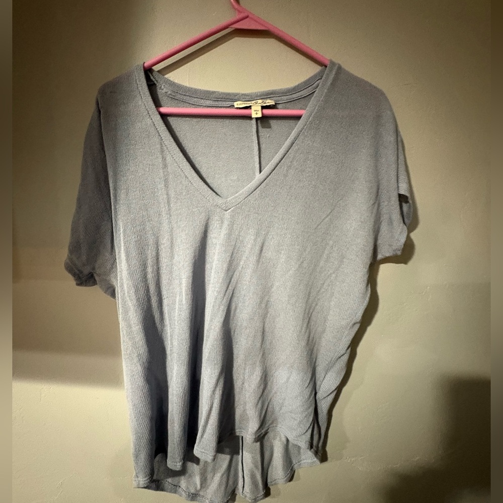 NWOT- baby blue Express shirt
